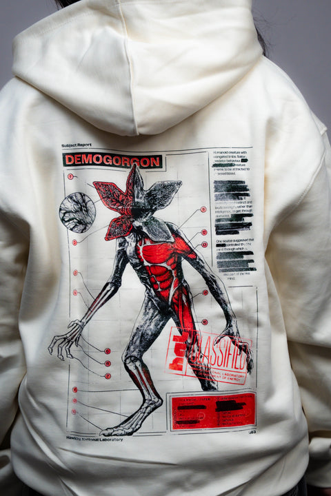 HOODIE / ANATOMY OF DEMOGORGON (WHITE)
