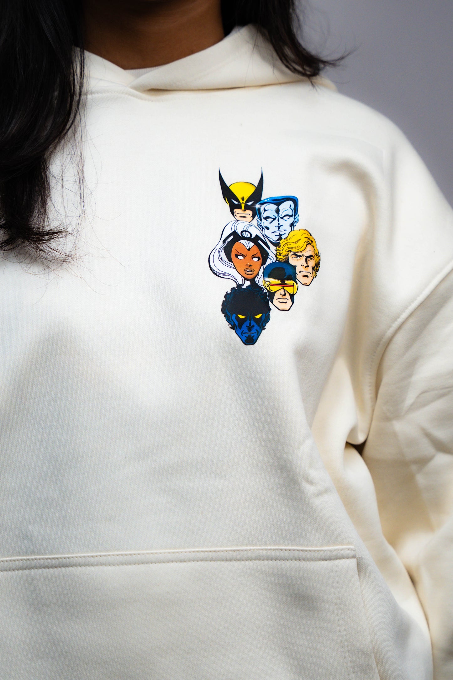 HOODIE / Retro X-Men (White)