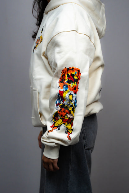 HOODIE / Retro X-Men (White)