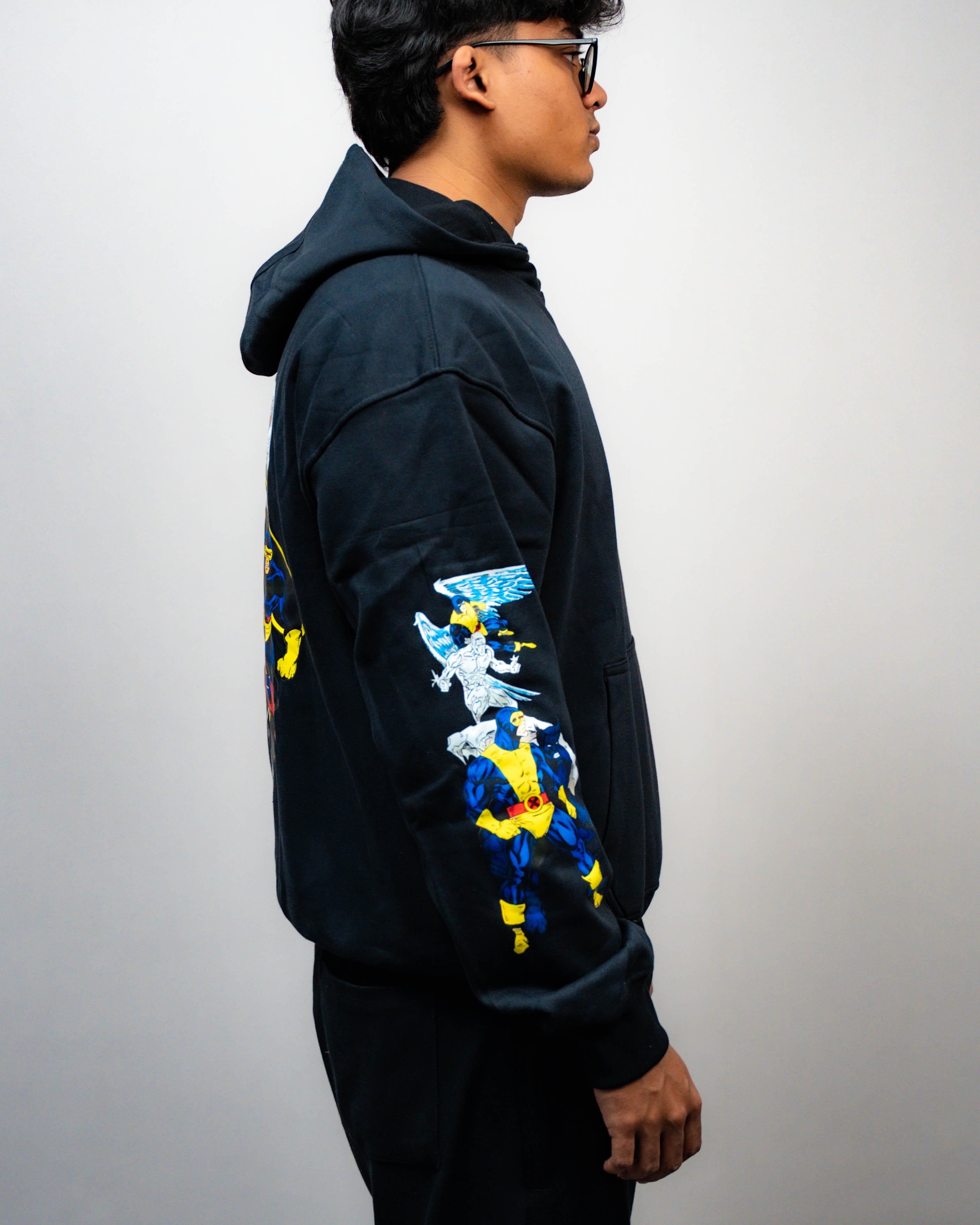 HOODIE / Retro X-Men (Black)