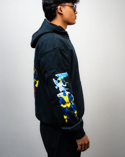 HOODIE / Retro X-Men (Black)