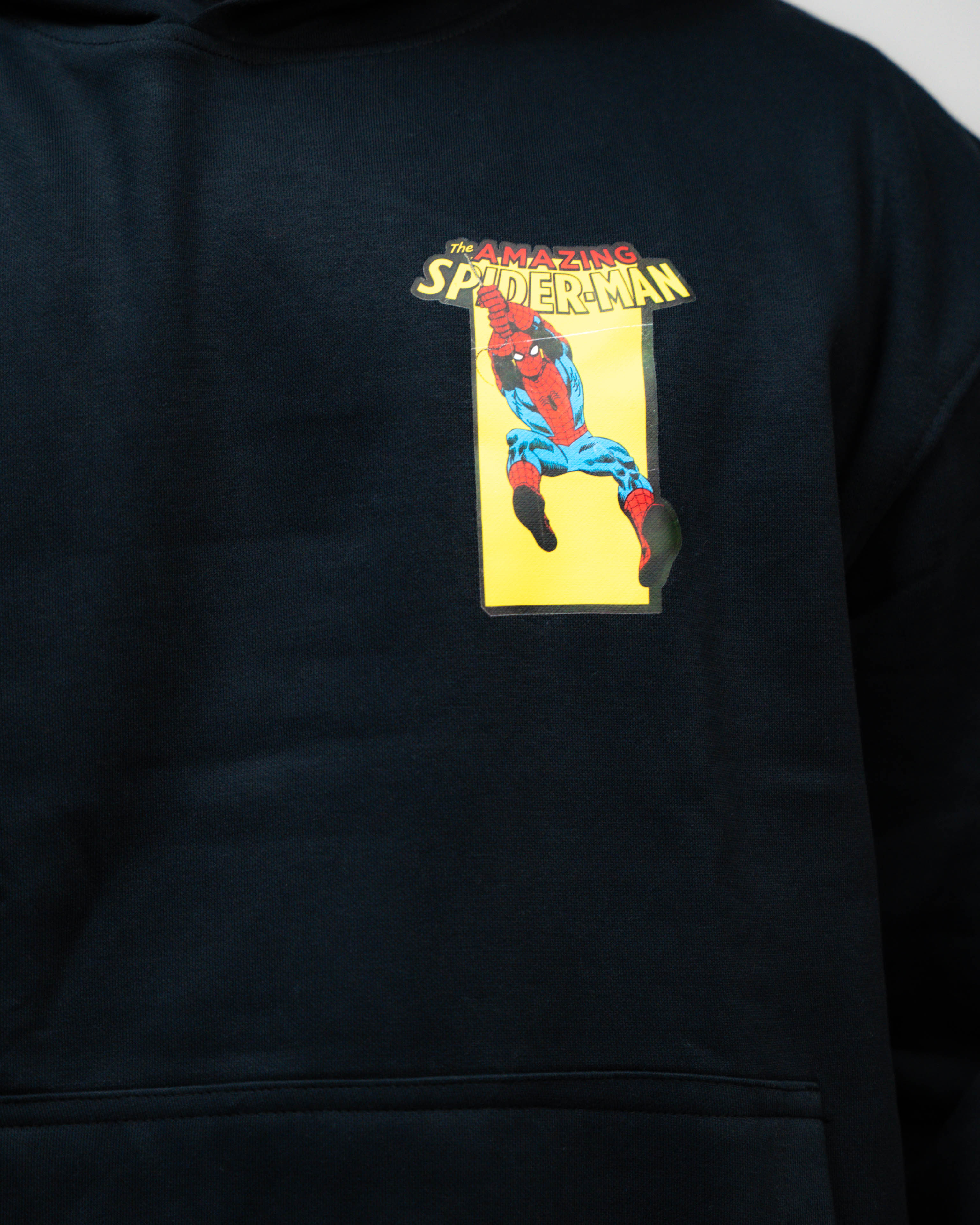 HOODIE / Retro Spider Man (Black)