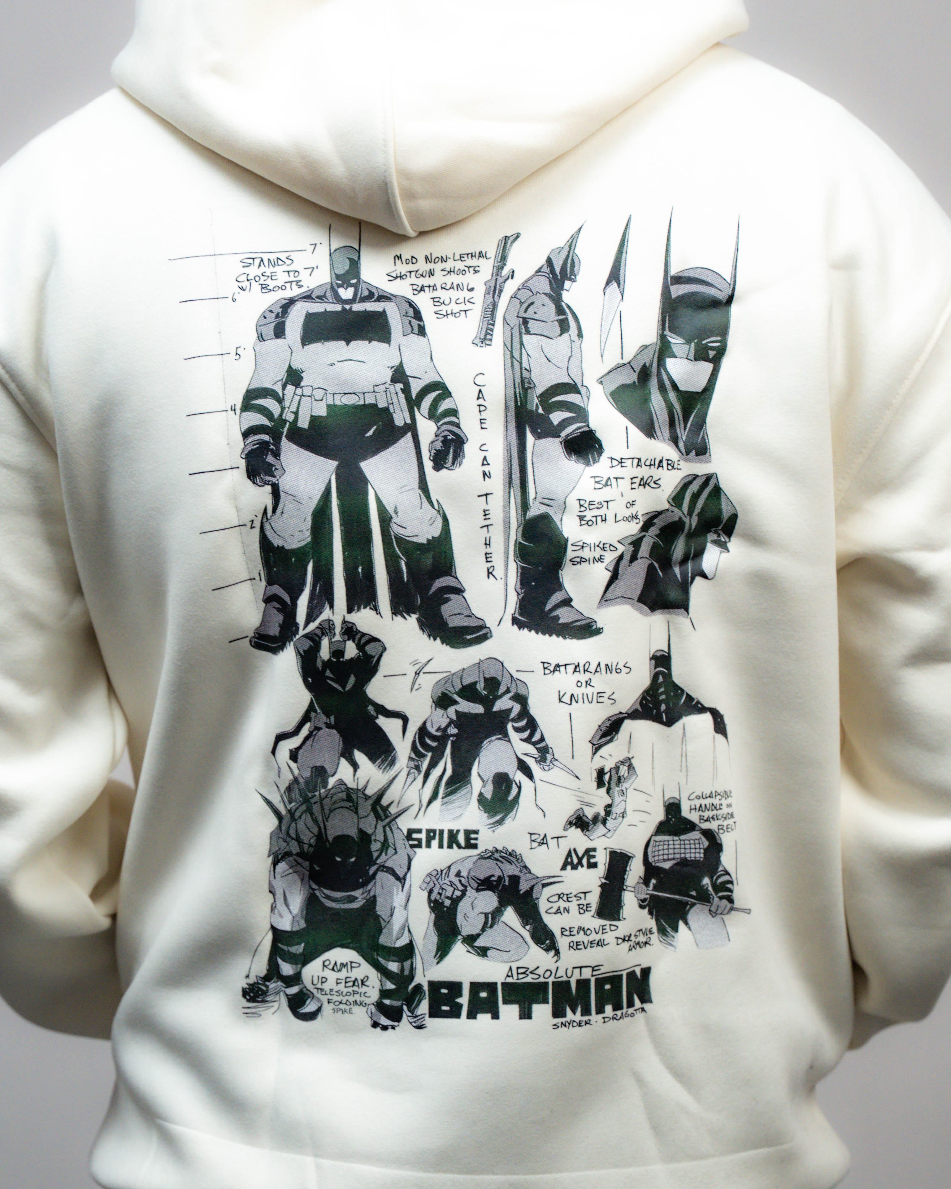 HOODIE / ABSOLUTE BATMAN (WHITE)