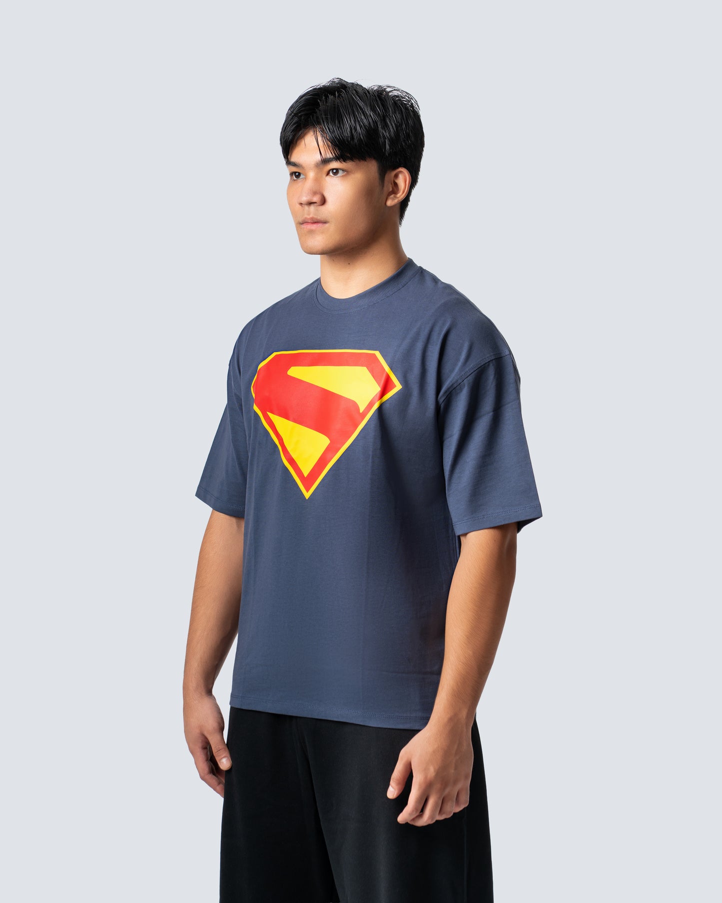 T-SHIRT / SUPERMAN SYMBOL ( Blue )