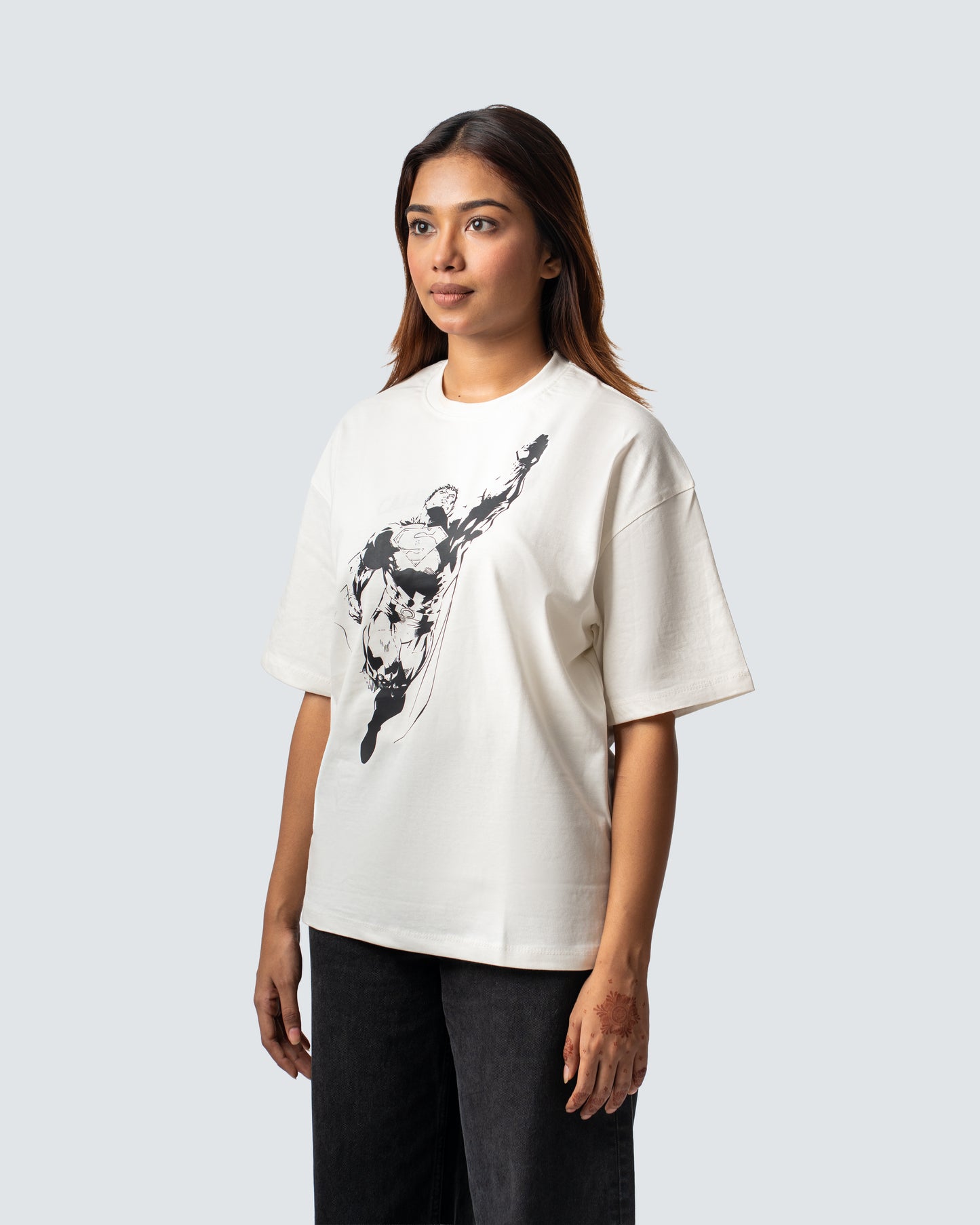 T-SHIRT / SUPERMAN B/W