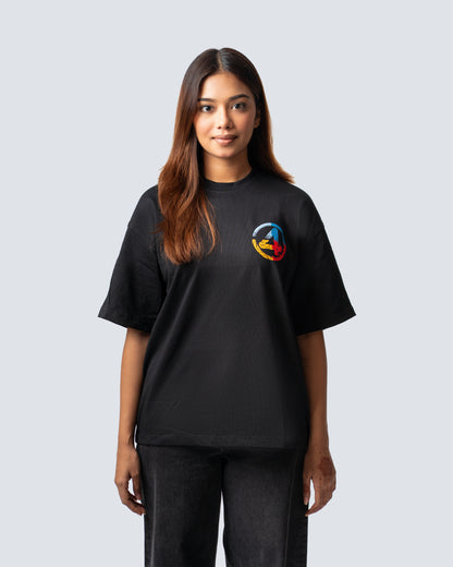 T-SHIRT / THE RETRO FOUR ( BLACK )