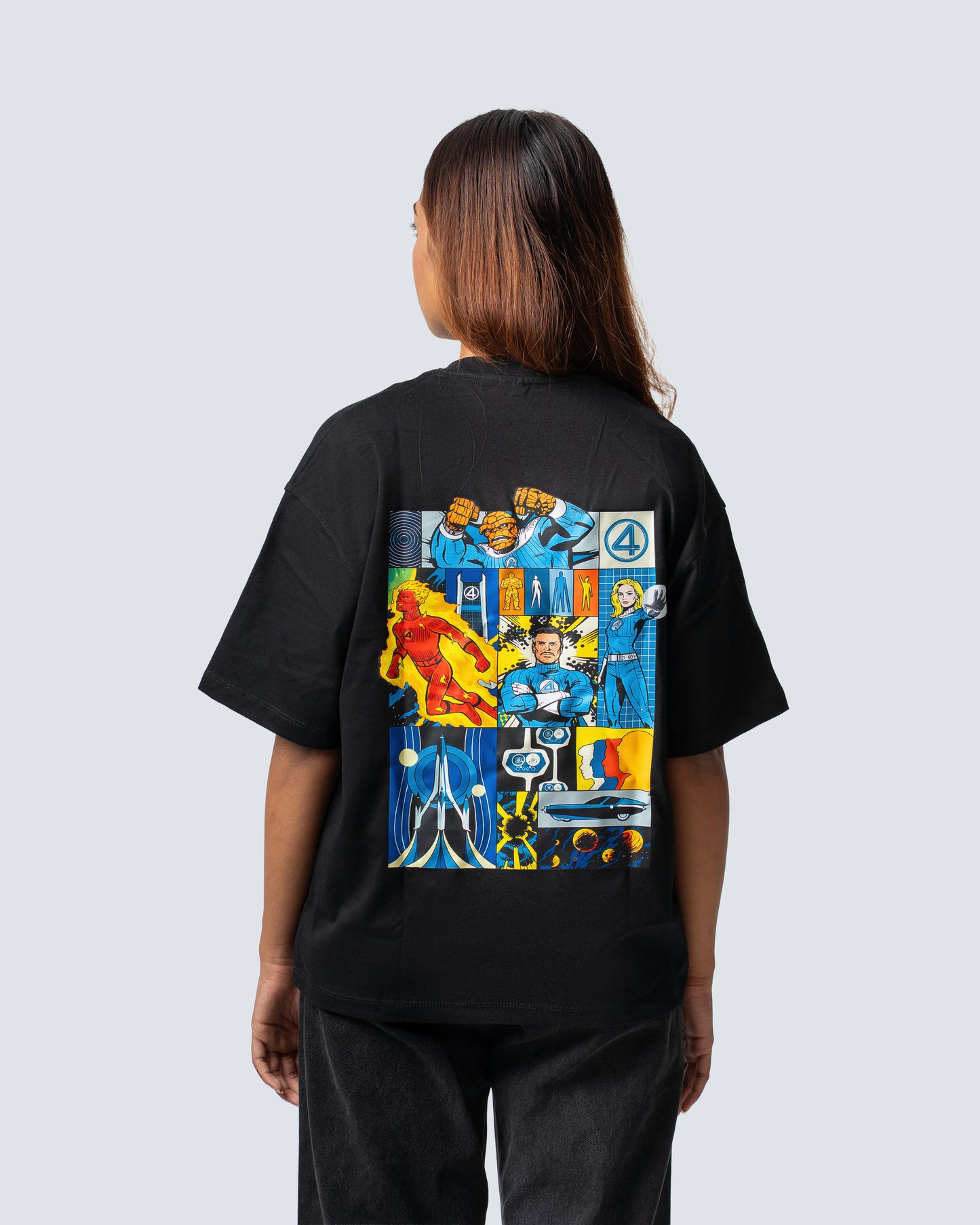 T-SHIRT / THE RETRO FOUR ( BLACK )