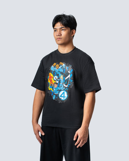 T-SHIRT / IT'S ACTION TIME (BLACK)