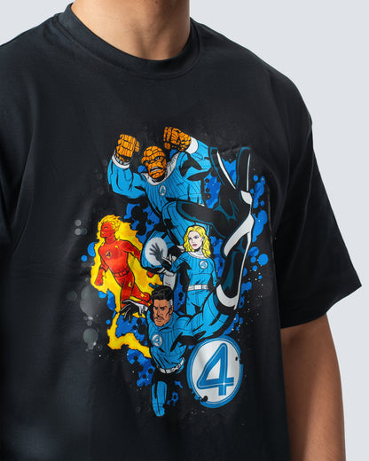 T-SHIRT / IT'S ACTION TIME (BLACK)