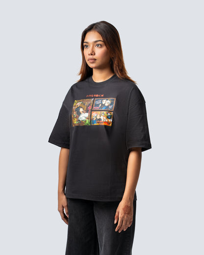 T-SHIRT / GHIBLI HOWL'S MOVING CASTLE (BLACK)