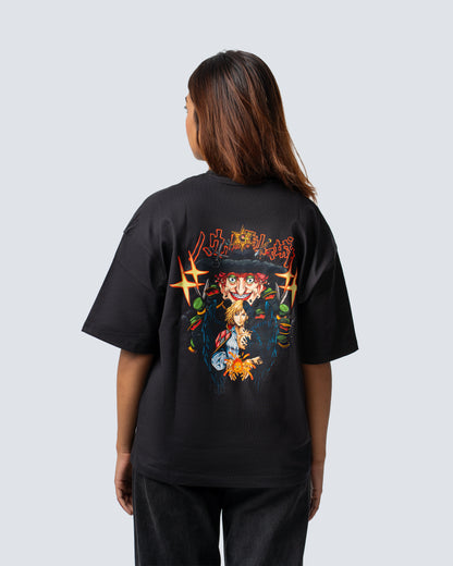 T-SHIRT / GHIBLI HOWL'S MOVING CASTLE (BLACK)
