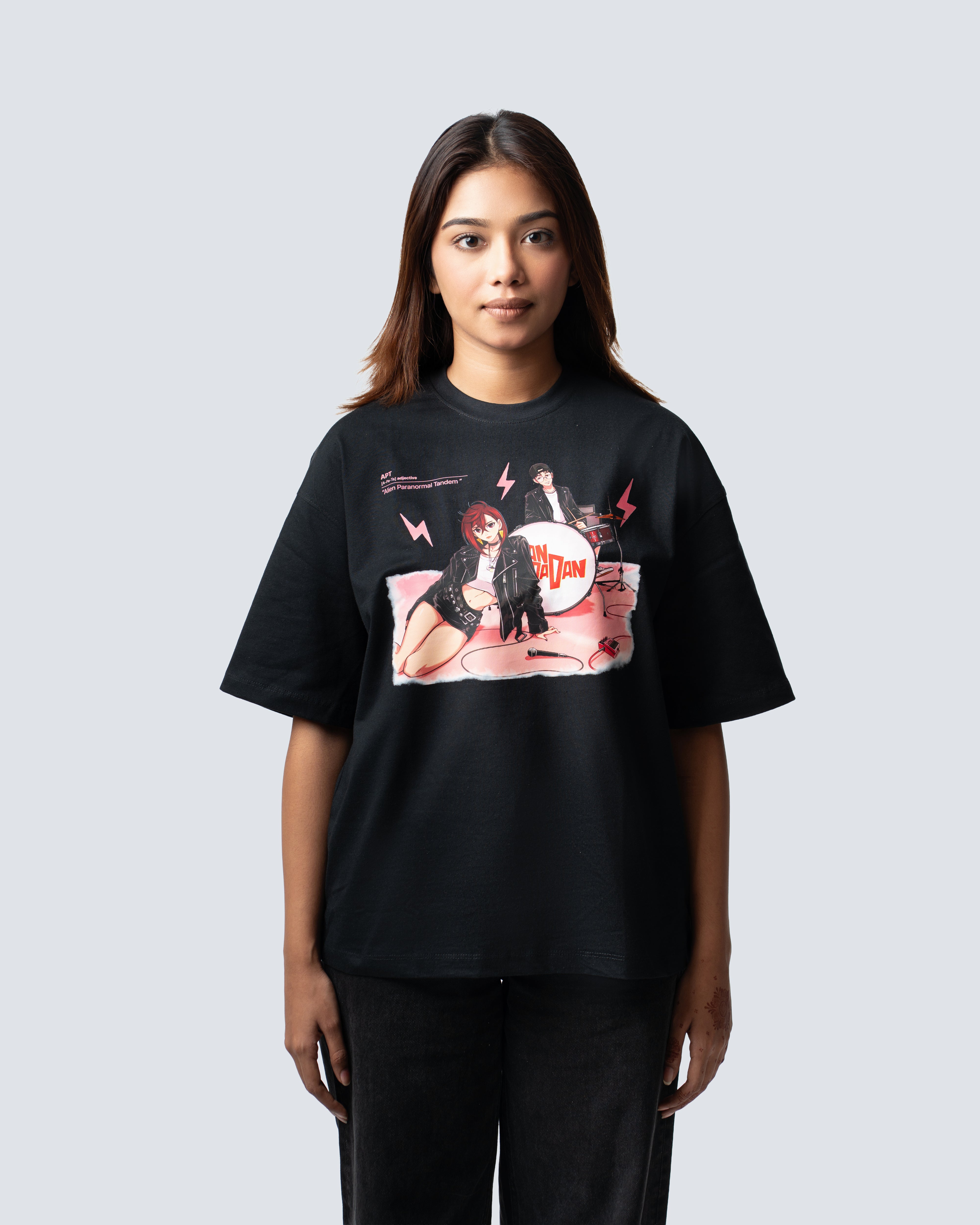 T-SHIRT / DANDADAN X APT (BLACK)