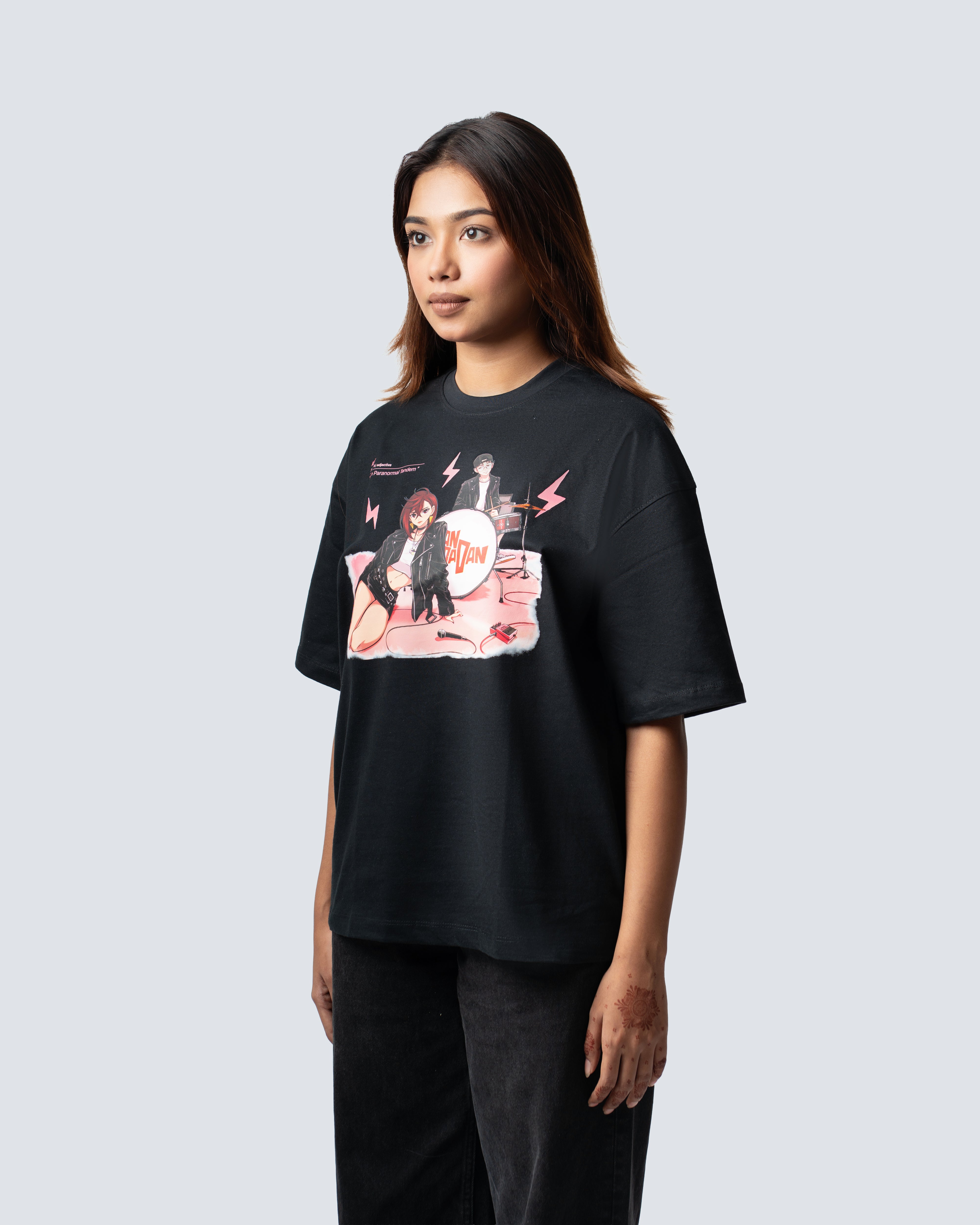 T-SHIRT / DANDADAN X APT (BLACK)