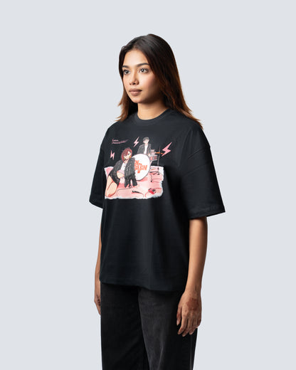 T-SHIRT / DANDADAN X APT (BLACK)