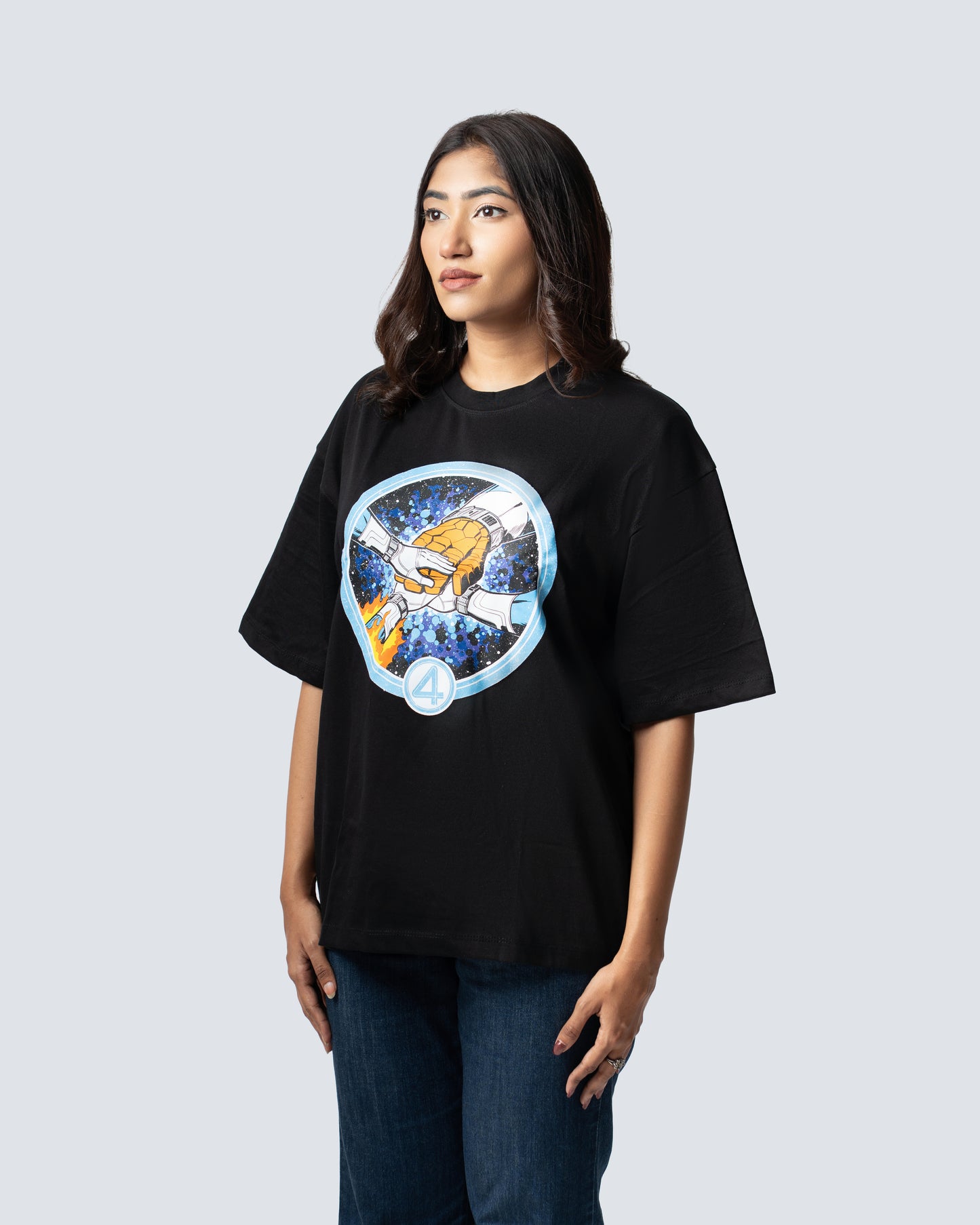 T-SHIRT / ALL FOUR ( BLACK )