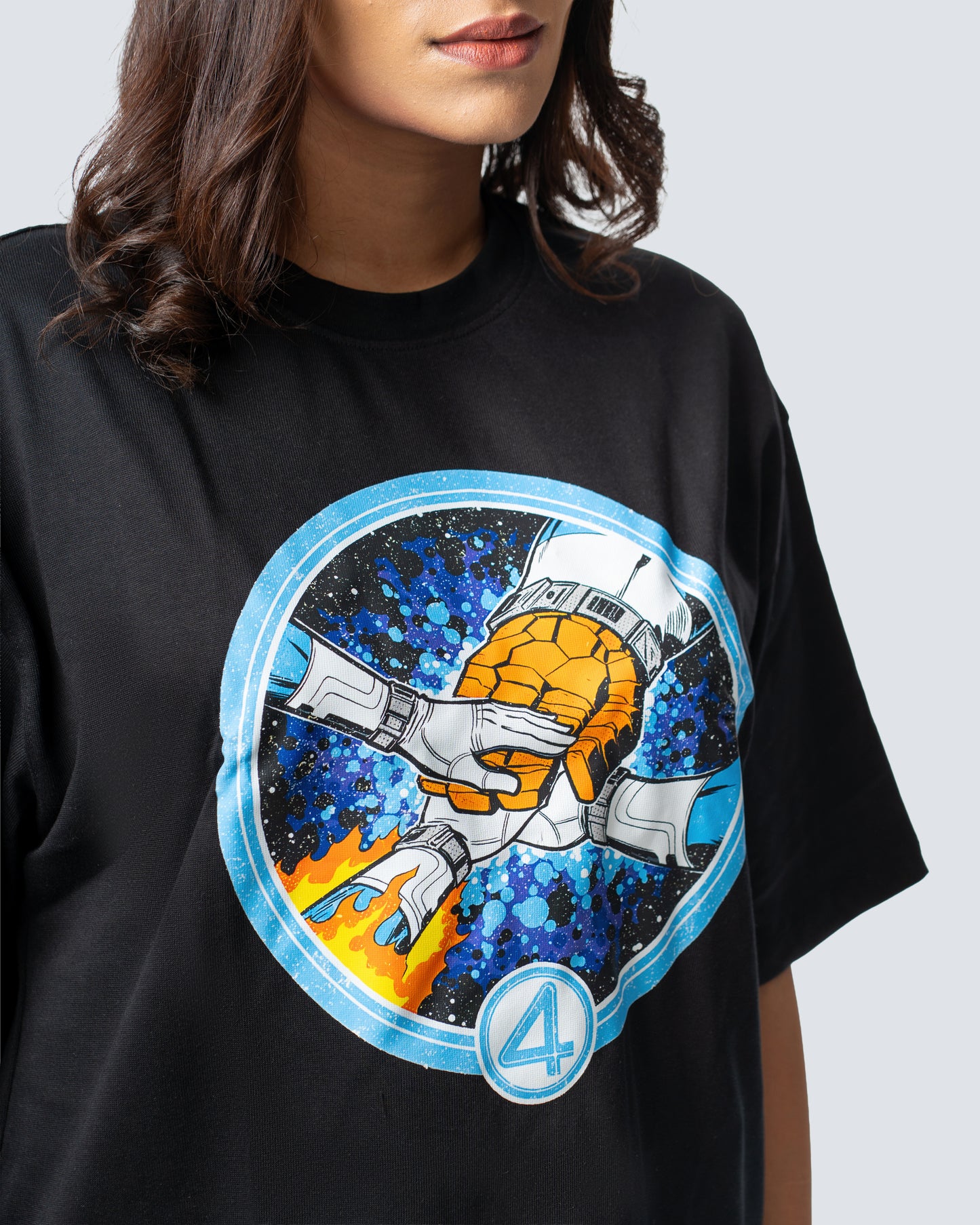 T-SHIRT / ALL FOUR ( BLACK )