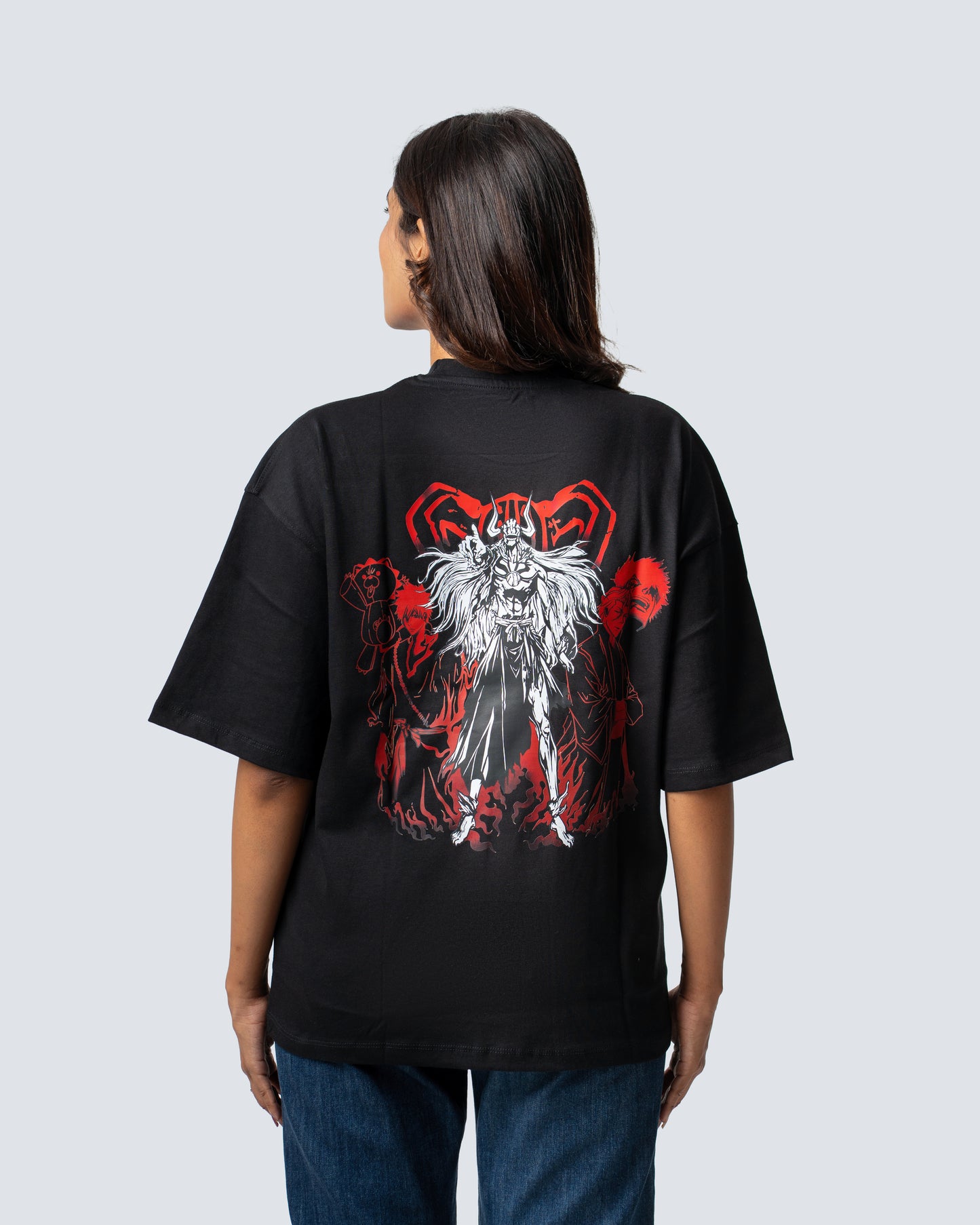 T-SHIRT / BLEACH (BLACK)