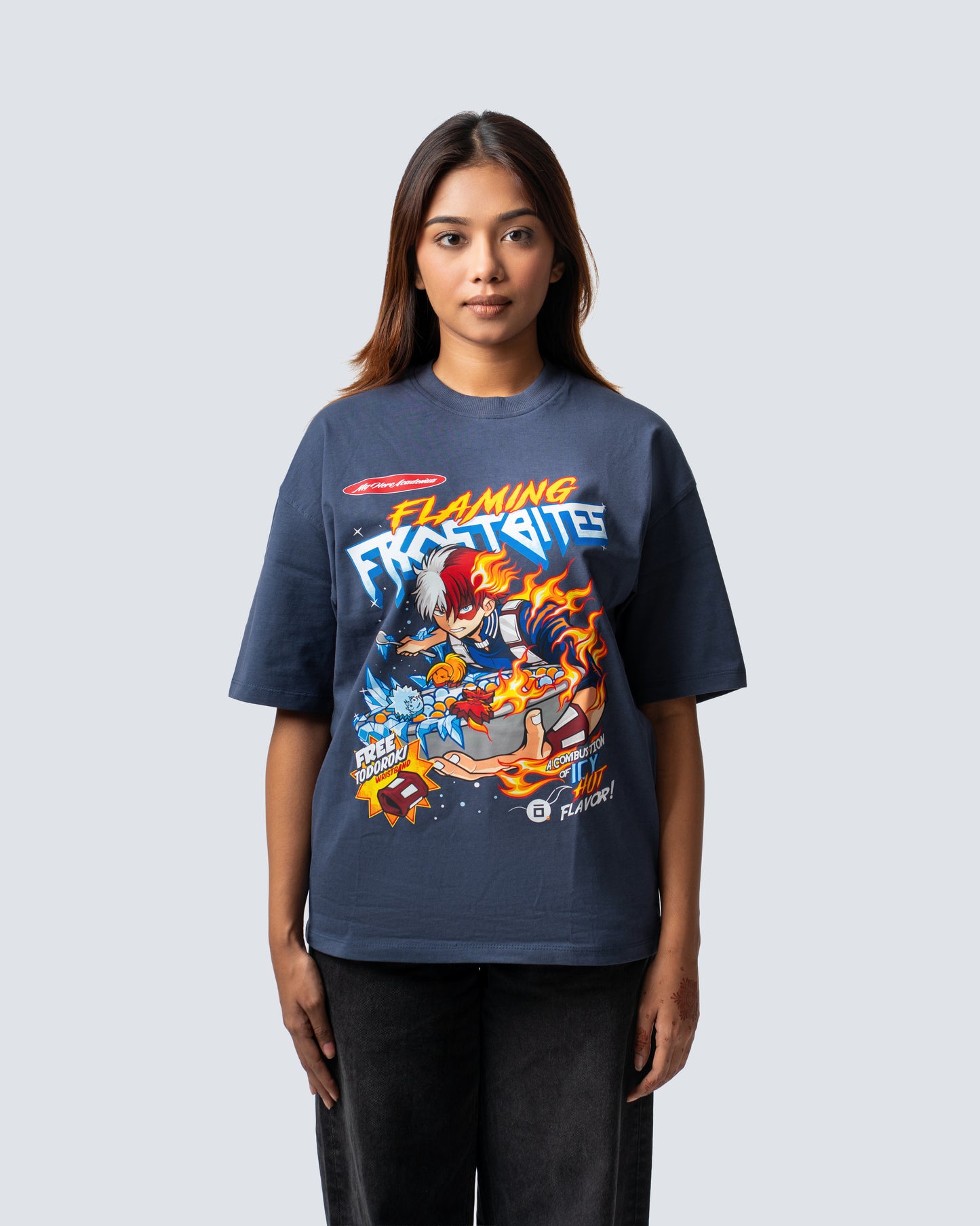 T-SHIRT / TODOROKI MY HERO ACADEMIA (BLUE)
