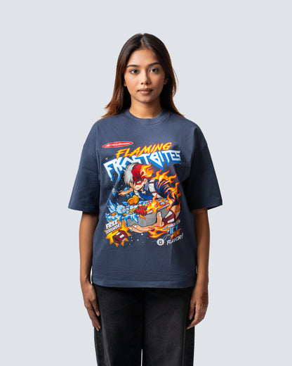 T-SHIRT / TODOROKI MY HERO ACADEMIA (BLUE)