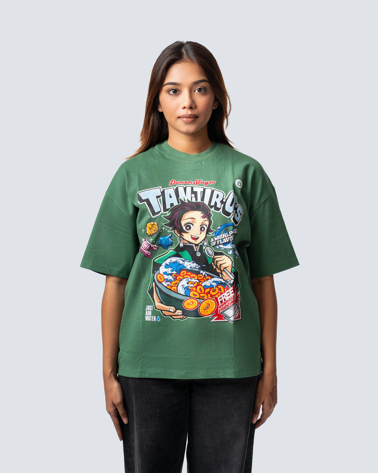 T-SHIRT / TANJIRO DEMON SLAYER (GREEN)