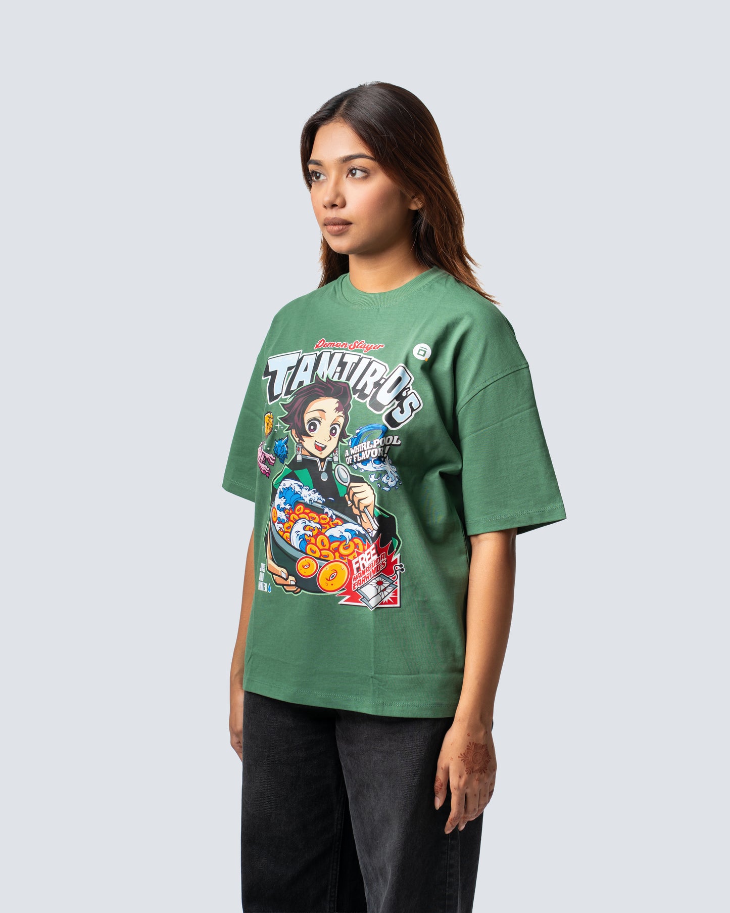 T-SHIRT / TANJIRO DEMON SLAYER (GREEN)