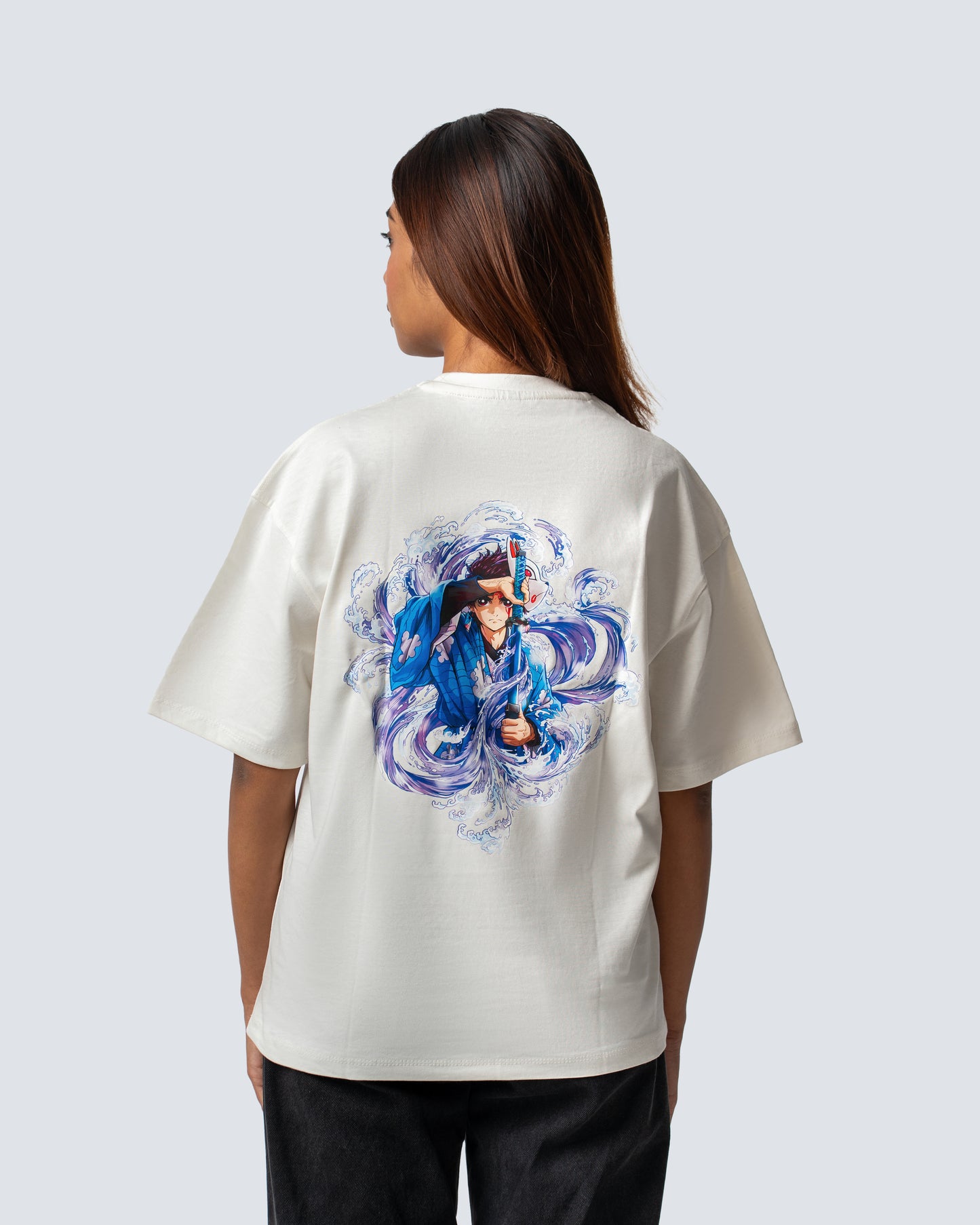 T-SHIRT / Demon Slayer Tanjiro Kamado (White)