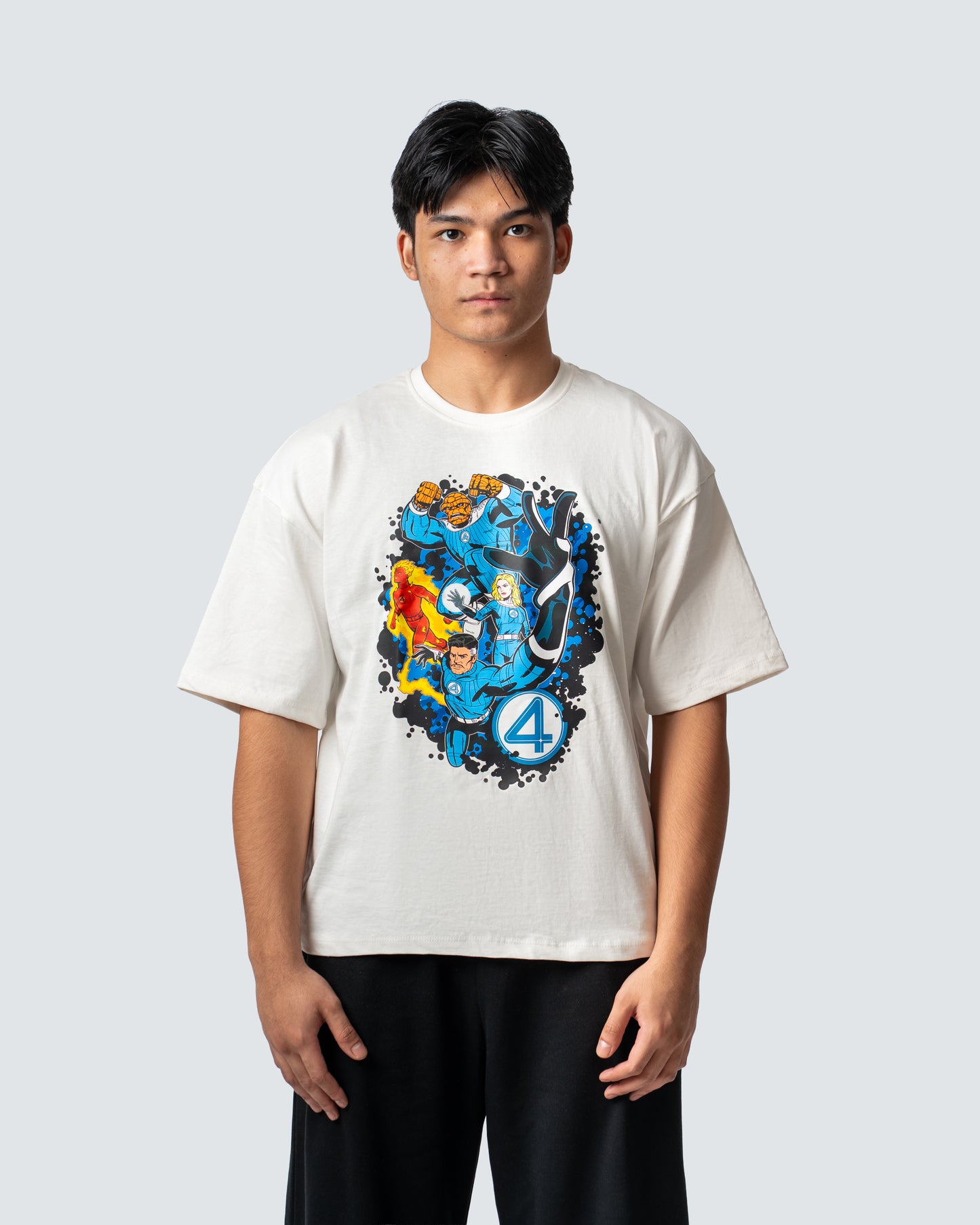 T-SHIRT / IT'S ACTION TIME (WHITE)