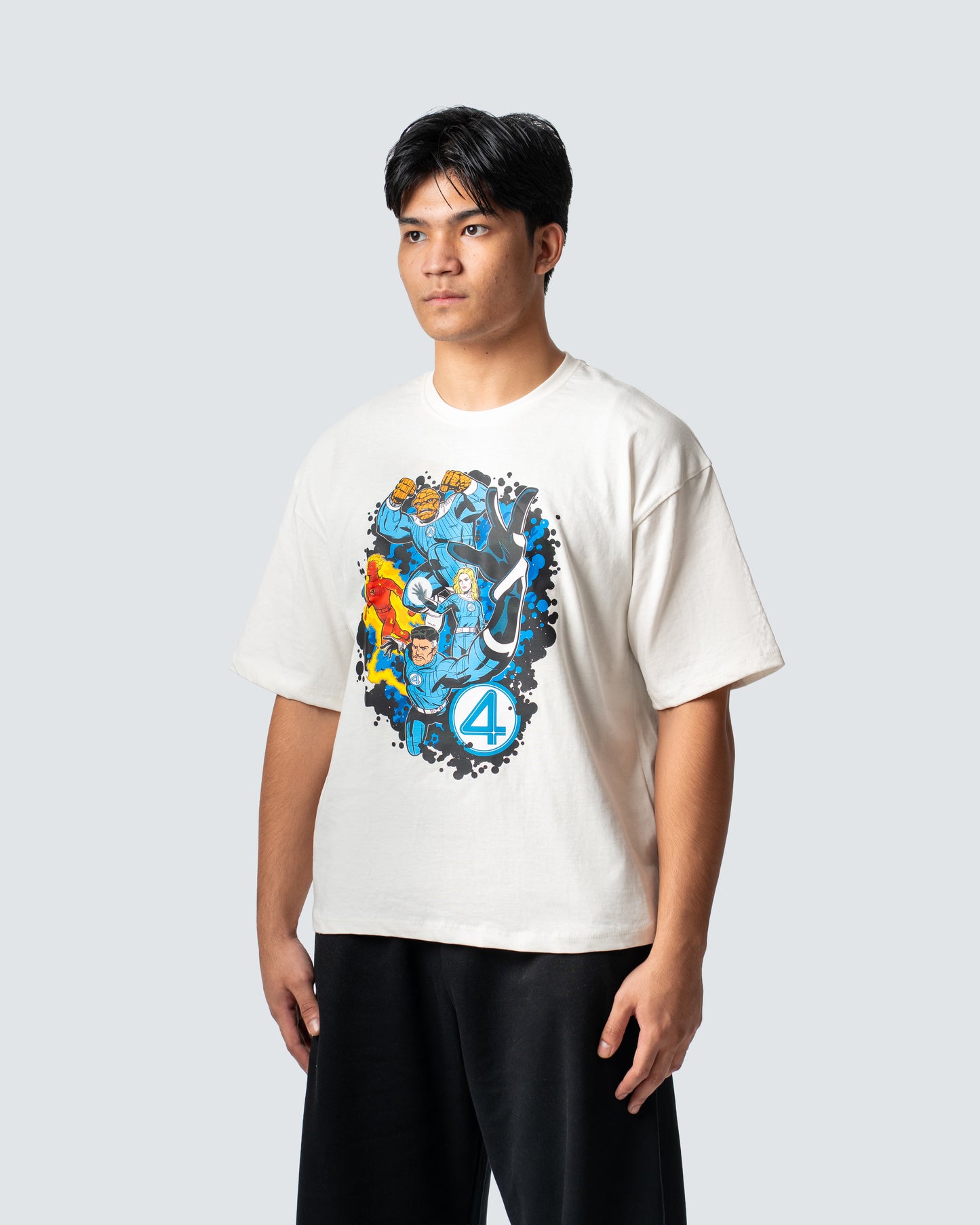 T-SHIRT / IT'S ACTION TIME (WHITE)