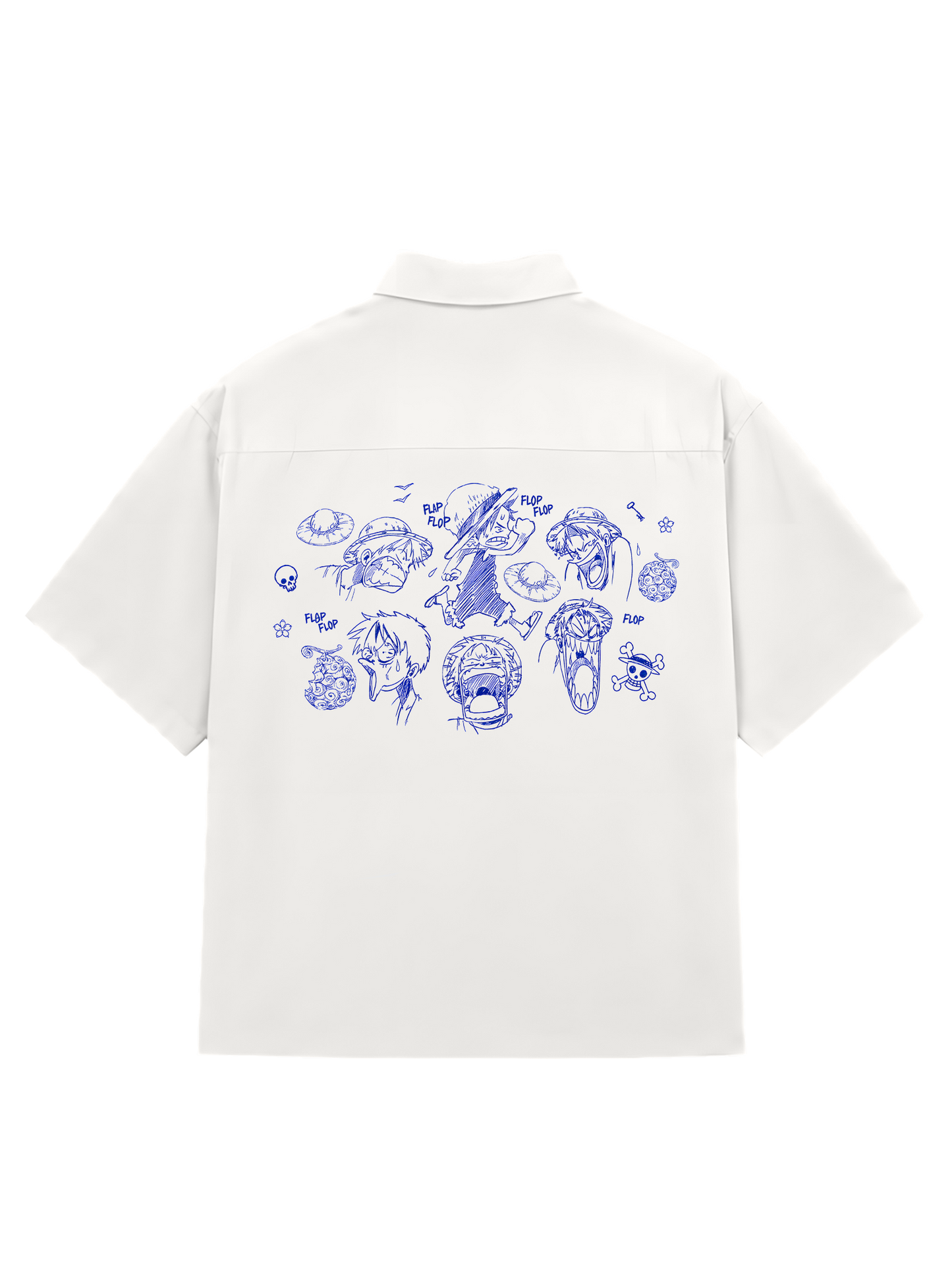 SHIRTS / LUFFY SKETCH (WHITE)