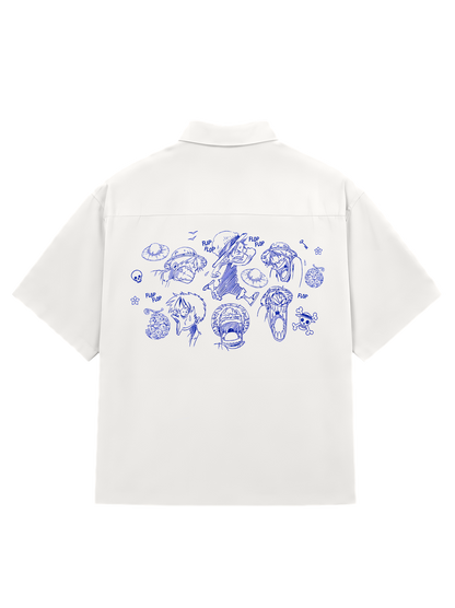SHIRTS / LUFFY SKETCH (WHITE)