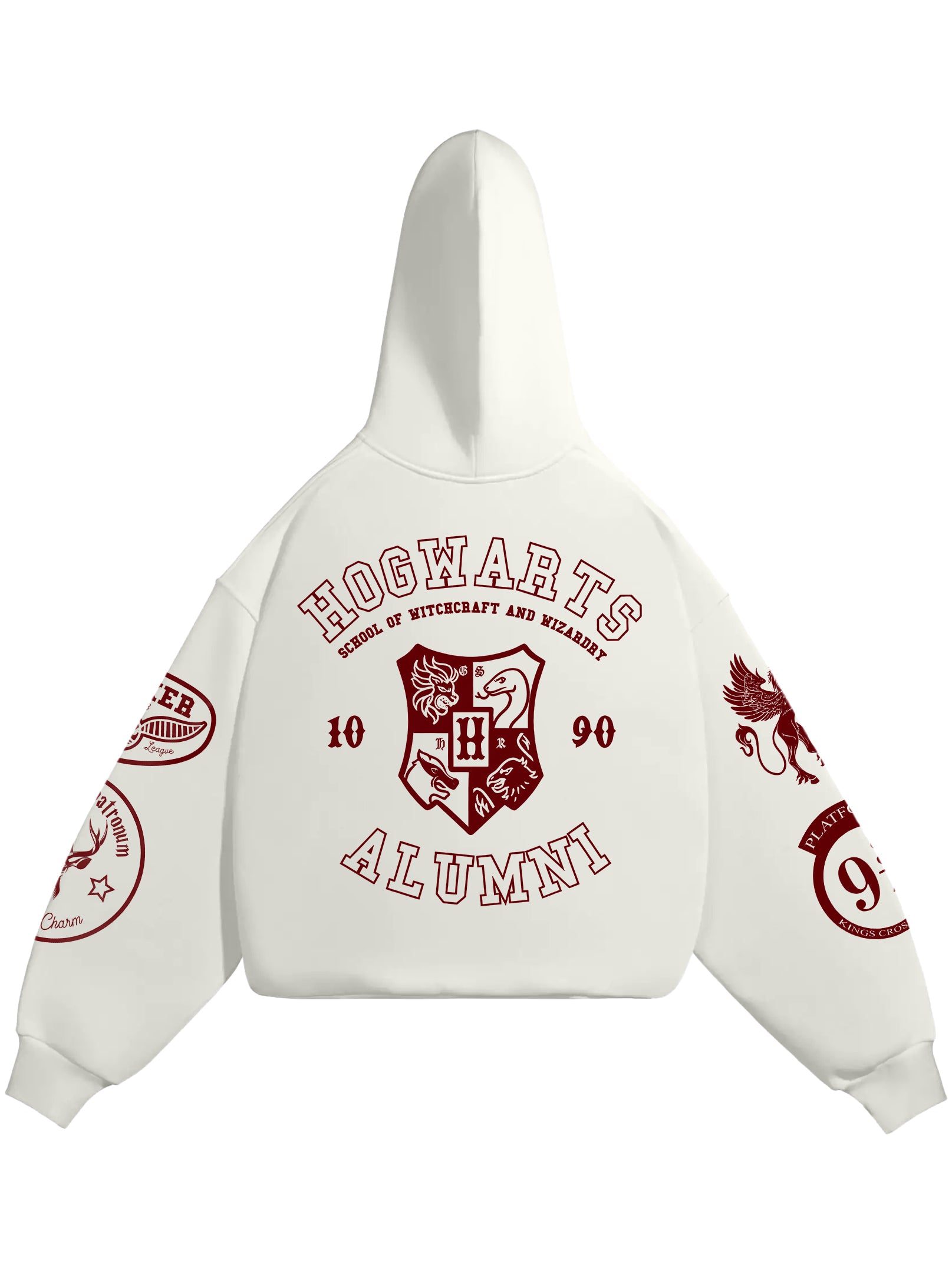HOODIE / Hogwarts Alumni (White)
