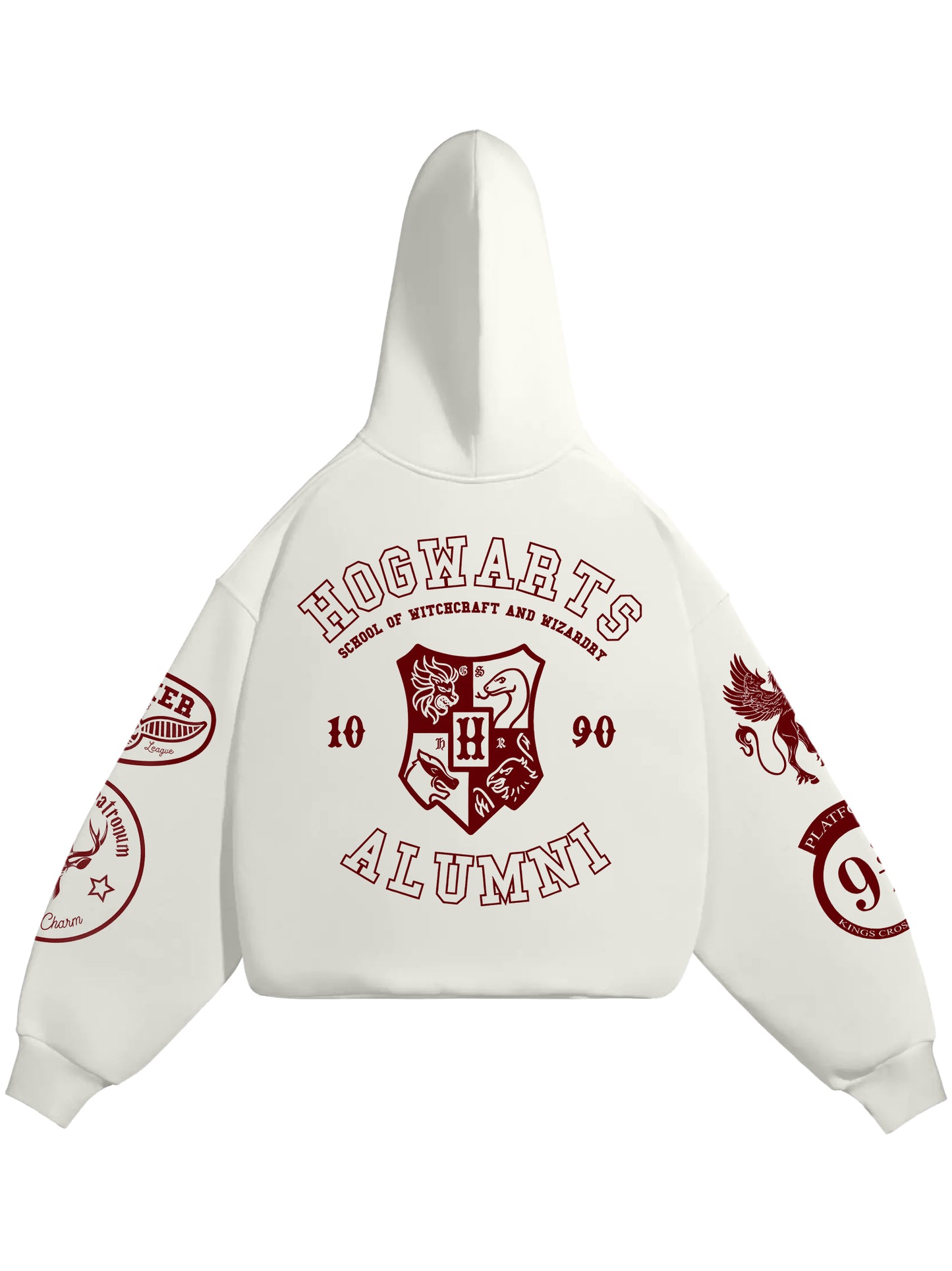 HOODIE / Hogwarts Alumni (White)