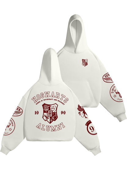 HOODIE / Hogwarts Alumni (White)