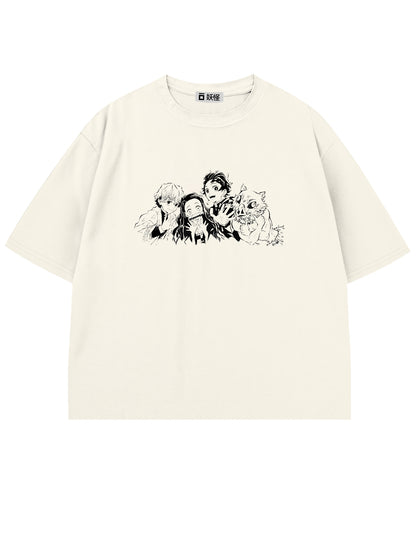 T-SHIRT / THE DEMON SLAYERS (WHITE)