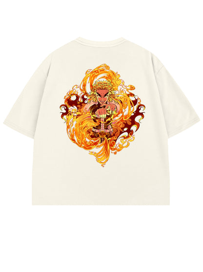 T-SHIRT / Fire Hashira Kyojuro Rengoku (WHITE)