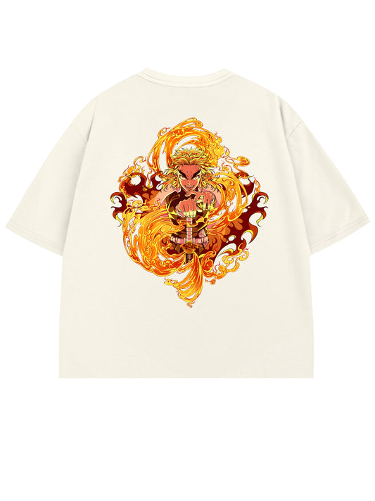 T-SHIRT / Fire Hashira Kyojuro Rengoku (WHITE)