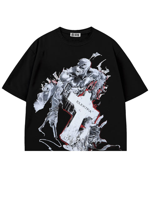 T-SHIRT / Zombie! DareDevil (BLACK)