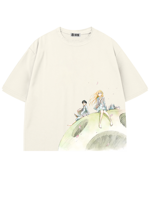 T-SHIRT / YOUR LIE IN APRIL (WHITE)