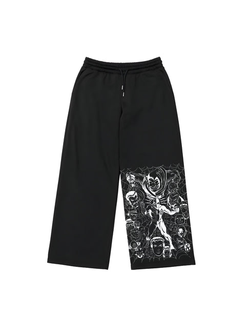SWEATPANTS / SPIDY COMIC (BLACK)