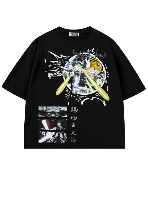 T-SHIRT / STAR WARS MANGA (BLACK)
