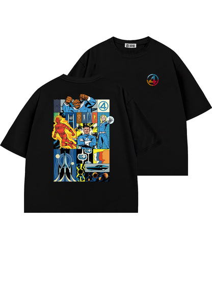 T-SHIRT / THE RETRO FOUR ( BLACK )