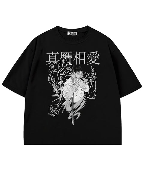 T-SHIRT / Okkotsu & Rika (BLACK)