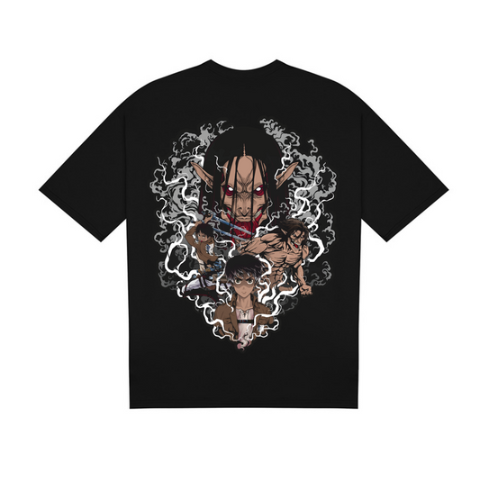 T-SHIRT / ATTACK ON TITAN EREN (BLACK)
