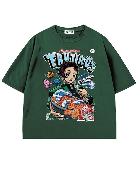 T-SHIRT / TANJIRO DEMON SLAYER (GREEN)