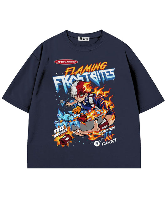 T-SHIRT / TODOROKI MY HERO ACADEMIA (BLUE)