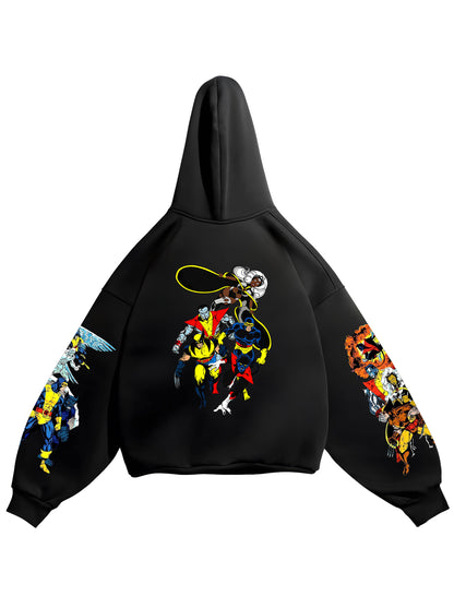 HOODIE / Retro X-Men (Black)