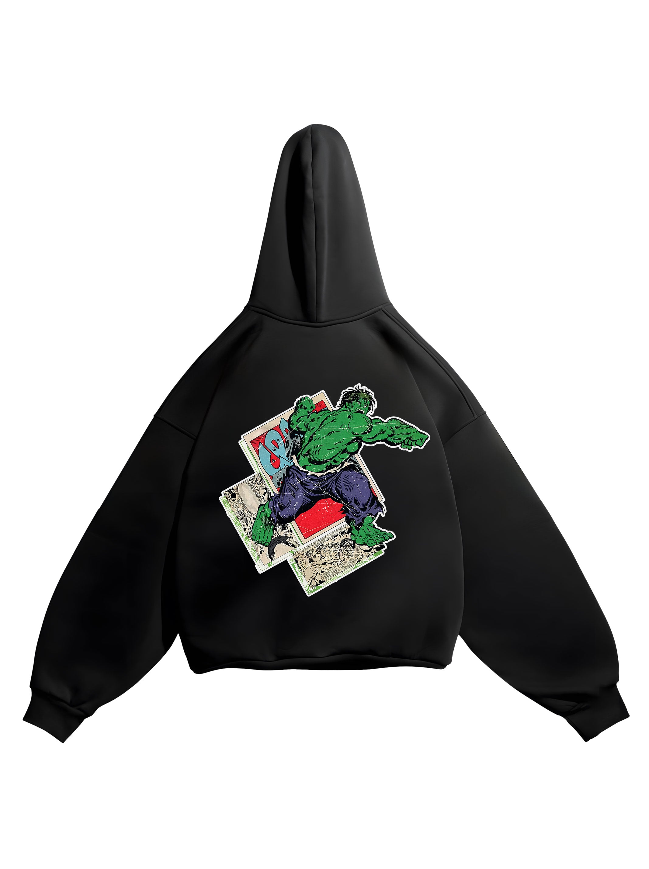 HOODIE / Retro Hulk (Black)