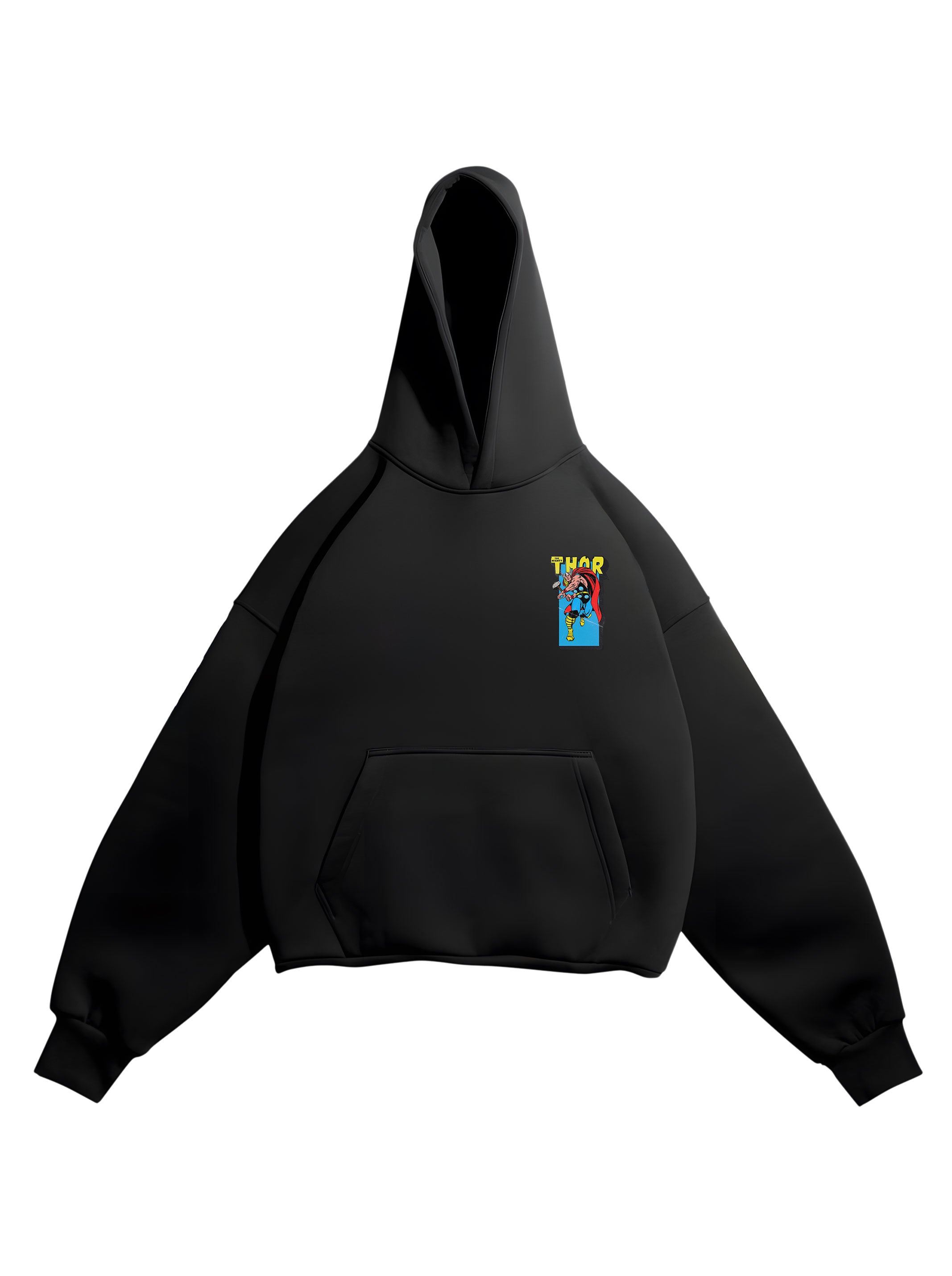 HOODIE / Retro Thor (Black)