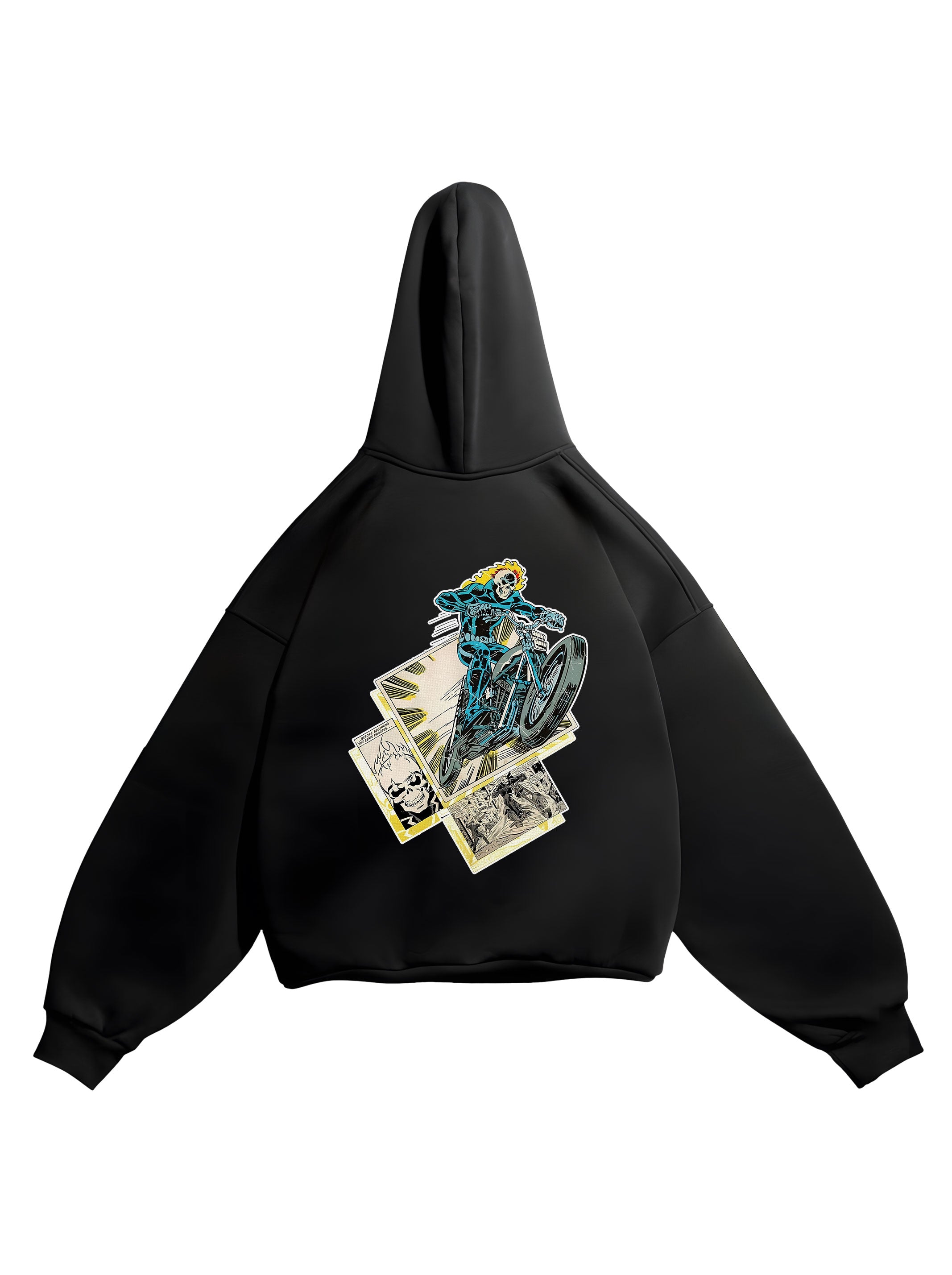 HOODIE / Retro Ghost Rider (Black)