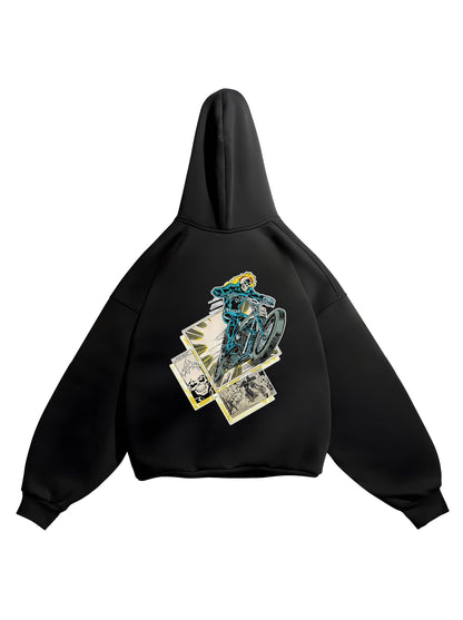HOODIE / Retro Ghost Rider (Black)